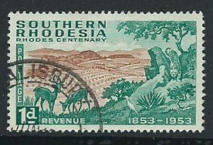 Southern Rhodesia SG 72 VFU