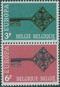 Belgium 1968 SG2074-2075 Europa set MNH