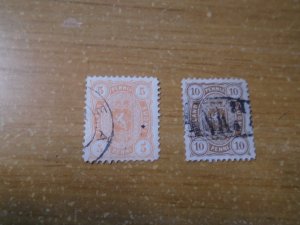 Finland  #  26-27   used