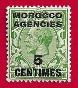 MOROCCO AGENCIES SCOTT#402 1917 5c KGV - MNH