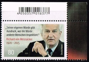 Germany 2020,Sc.#3161 MNH Richard von Weizsäcker