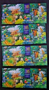 Australian Stamps 1994 Zoos Sydney Coin Show Brisbane X4 Mini Sheet 