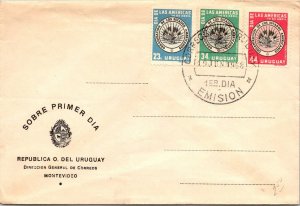 Uruguay 1958 FDC  - General Post Office - F10952