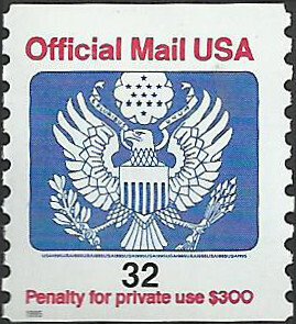 # O153 Mint Never Hinged ( MNH ) EAGLE HOLDING ARROWS AND BRANCH