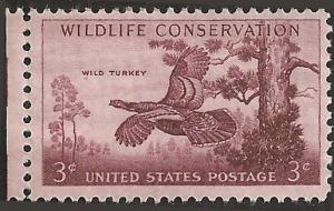 # 1077 MINT NEVER HINGED WILD TURKEY