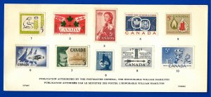 Canada 1960 - M - Souvenir Card from Canada Post - Filler *