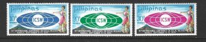 Philippines 1059-1061 MNH SC: $1.10