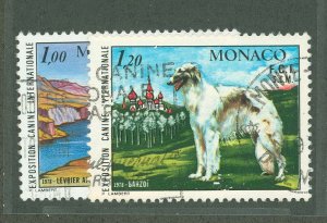 Monaco #1126-1127 Used Single (Complete Set)