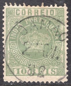 PORTUGUESE INDIA SCOTT 65A