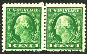 U.S. #498 MINT PAIR OG LH