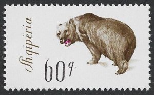 Albania 1965 Bear 60q #891 VF-NH Key value CV $5.00