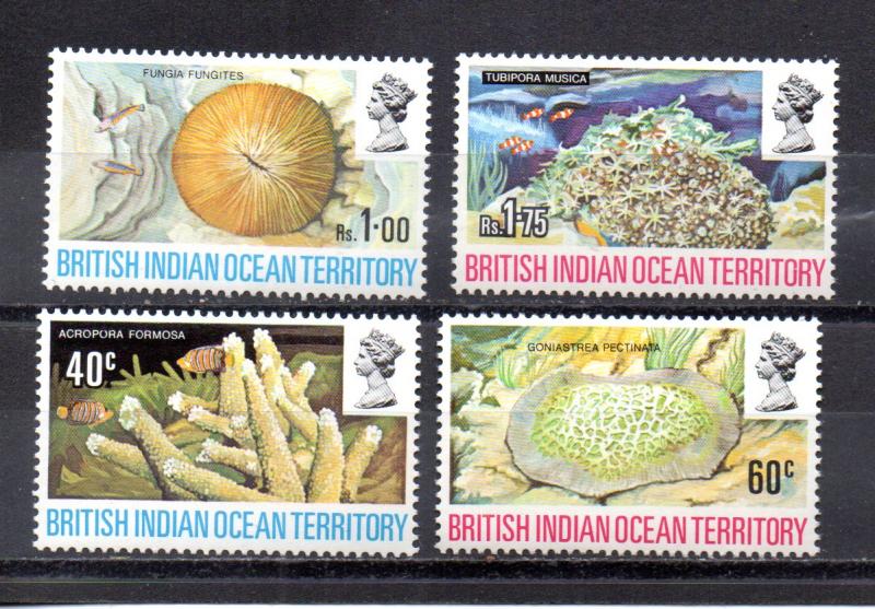 British Indian Ocean Territory 44-47 MNH