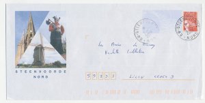 Postal stationery / PAP France 2001 Windmill - Steenvoorde