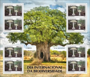 GUINEA BISSAU 2023 - M/S 8V - MUSHROOMS MUSHROOM MUSHROOMS - MNH-