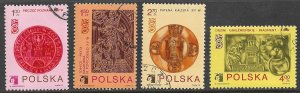 POLAND 1973 POLSKA 73 Philatelic Exhibition Set Sc 1982-1985 CTO Used