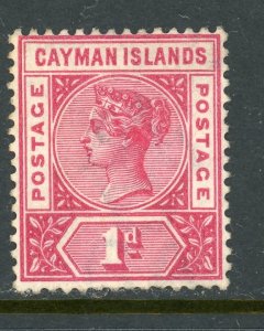 Cayman Islands 2 MH 1900 1p