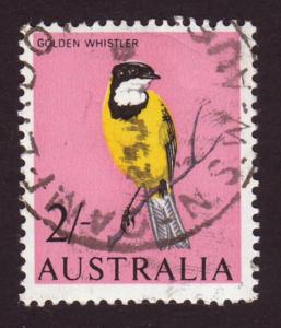 Australia 1964 Sc#370 1964 2 Shilling Golden Whistler USED.