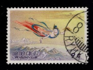 RYUKYU (Okinawa) Scott C24 Used Heavenly Maiden in flight