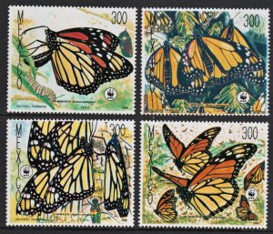 1988 Mexico 2095-2098 WWF / Butterflies 10,00 €
