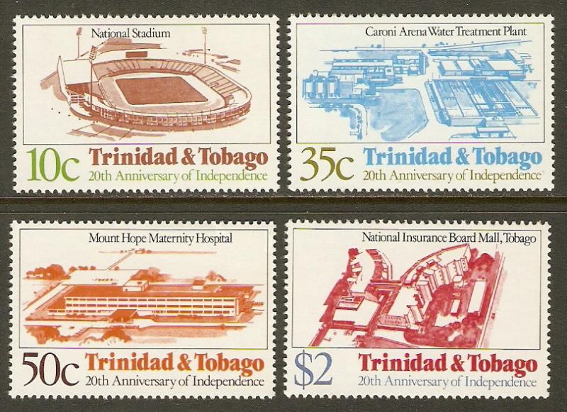 Trinidad & Tobago #374-7 NH Independence Anniv.