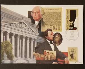 FDC Maxi Card Maximum Scott 2081 National Archives 1984 Stamp M17