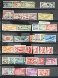 US Stamps - SC# Ranging From C7 To C138 - Airmail Lot - MNH - SCV - $250.00+