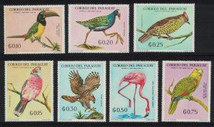 Paraguay Eagle Flamingo Toucan Trogon Amazon Birds 7v SC#1160-1166