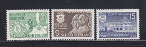 Finland 297-299 Set MH Founding of Helsinki (A)