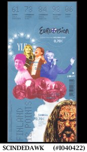 FINLAND - 2007 EUROVISION SONG CONTEST - MIN. SHEET MINT NH SELF-ADHESIVE