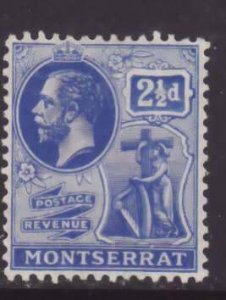 Montserrat-Sc#46- id13-unused hinged og 2&1/2p ultramarine KGV-1916-22-