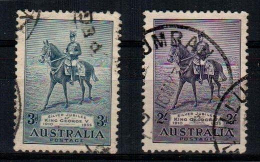 Australia Scott 148-9 Used (Catalog Value $76.50)