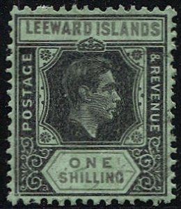 LEEWARD ISLANDS  1912 Sc 111  1sh GVI, Used VF