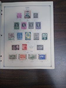 collection on pages Cuba 1955-59 FW: CV $178