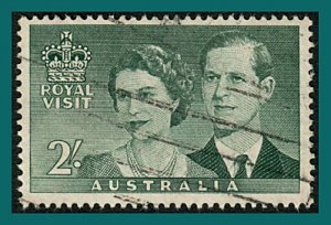 Australia 1954 Royal Visit, 2s used #269,SG274