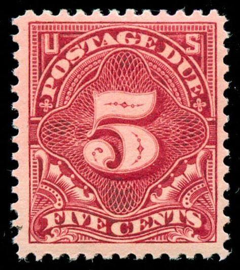 momen: US Stamps #J41 Claret Mint OG NH VF