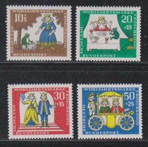 Germany,  Princess and the Frog (SC# B418-B421) MNH SET