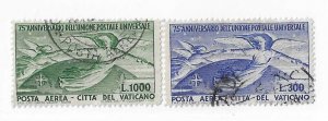 Vatican Sc #C18-C19 set of 2 used VF