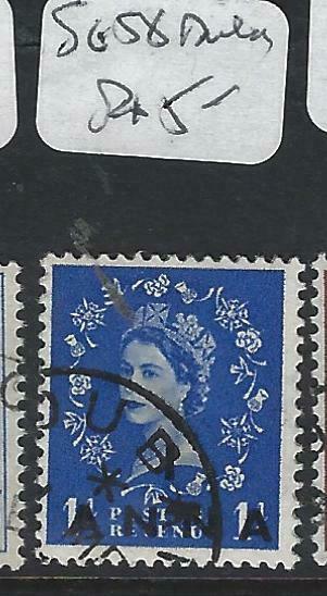 BRITISH P.O. MIDDLE EAST (P0603B) QEII  CANCEL  DUBAI  SG 58     VFU