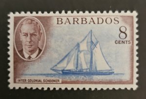 Barbados 1950 SG276 mm 8c.  KGVI pictorial definitive issue