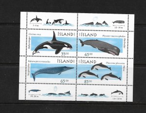 WHALES - ICELAND #876a  MNH