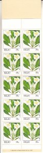 Palau 1987-88 MNH Sc 130a 14c Bikkia palauensis Complete Booklet