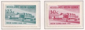 Netherlands New Guinea #41-42  MNH   1961  council building