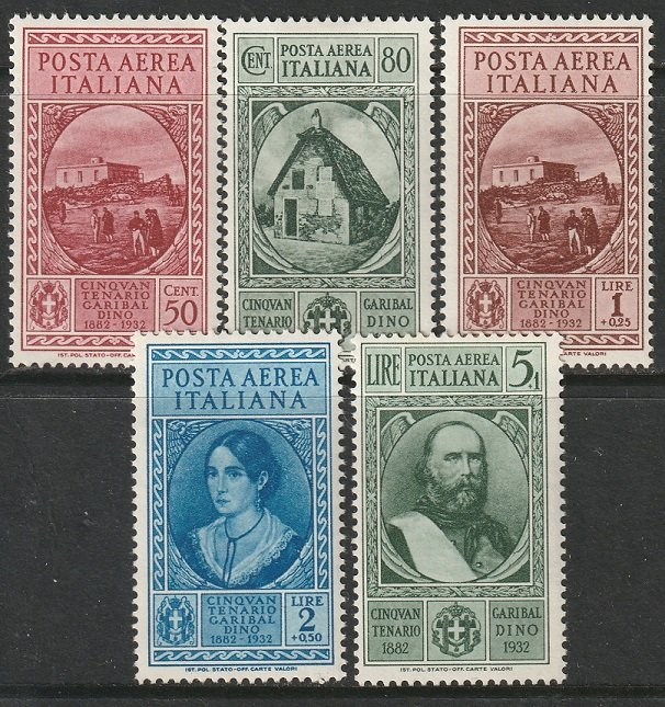 Italy Sc C35-C39 set MLH
