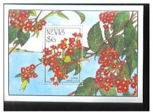 NEVIS SHEET FLOWERS ORCHIDS