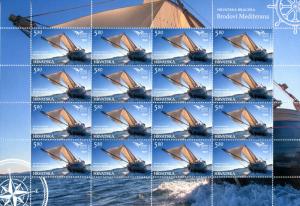 Croatia 2015 MNH Ships of Mediterranean 16v M/S Boats Brodovi Mediterana