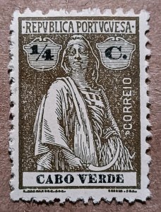 Cape Verde #173 ¼c Ceres MH (1920)