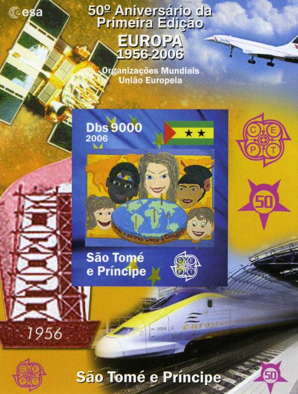 St.Thomas 2006 Europa 50th. Anniversary Deluxe s/s mnh.vf