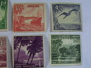 NAURU # 39-47-MINT/NEVER HINGED-COMPLETE SET----QEII----1954