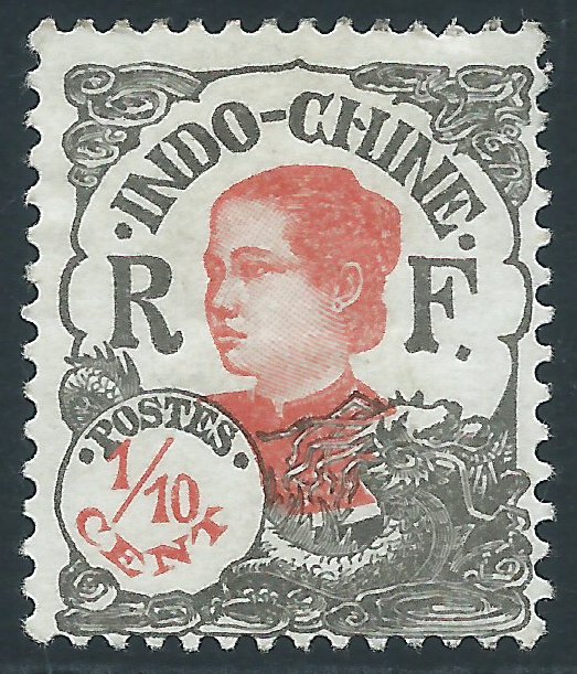 Indo-China, Sc #94, 1/10c MH