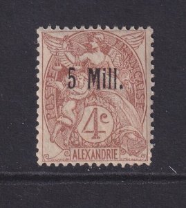 Alexandria (French Offices), Scott 35 (Yvert 39), MNH